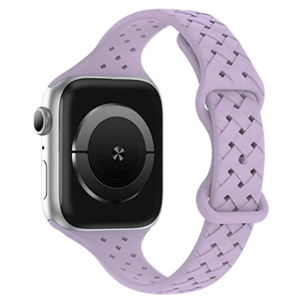 xDfind Butterfly Buckle Braid Silicone Watch Band