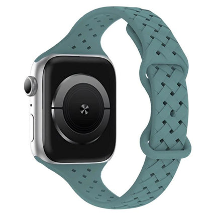 xDfind Butterfly Buckle Braid Silicone Watch Band