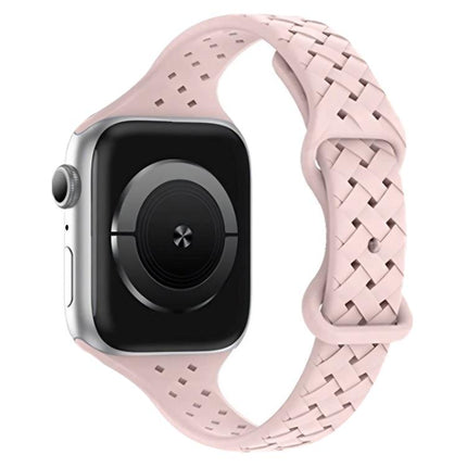 xDfind Butterfly Buckle Braid Silicone Watch Band