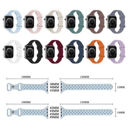 xDfind Butterfly Buckle Braid Silicone Watch Band