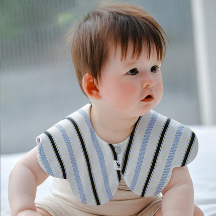 Benzdeer Petal Shape Bib Infants Saliva Towel, Love Heart, Ripple Red and Blue Grid, Ripple Bow, Large Color Grid, Pink and Yellow Stripes, Pink and Blue Stripes, Retro Checkered Flowers, Retro Butterfly, Retro Line Flowers, Retro Umbrella, Tool       ...