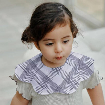 Benzdeer Petal Shape Bib Infants Saliva Towel, Love Heart, Ripple Red and Blue Grid, Ripple Bow, Large Color Grid, Pink and Yellow Stripes, Pink and Blue Stripes, Retro Checkered Flowers, Retro Butterfly, Retro Line Flowers, Retro Umbrella, Tool       ...