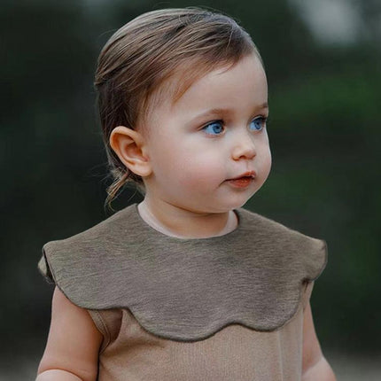 Benzdeer Petal Shape Bib Infants Saliva Towel, Love Heart, Ripple Red and Blue Grid, Ripple Bow, Large Color Grid, Pink and Yellow Stripes, Pink and Blue Stripes, Retro Checkered Flowers, Retro Butterfly, Retro Line Flowers, Retro Umbrella, Tool       ...