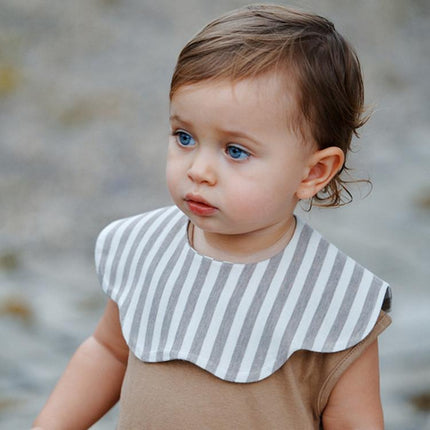 Benzdeer Petal Shape Bib Infants Saliva Towel, Love Heart, Ripple Red and Blue Grid, Ripple Bow, Large Color Grid, Pink and Yellow Stripes, Pink and Blue Stripes, Retro Checkered Flowers, Retro Butterfly, Retro Line Flowers, Retro Umbrella, Tool       ...