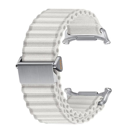 Marine Loop Nylon Watch Band with 3D Curved Film, For Samsung Galaxy Watch Ultra 2025, For Samsung Galaxy Watch Ultra 47mm - DealBuddy