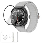 Marine Loop Nylon Watch Band with 3D Curved Film, For Samsung Galaxy Watch Ultra 2025, For Samsung Galaxy Watch Ultra 47mm - DealBuddy