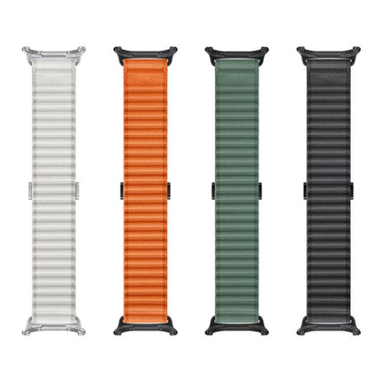 Marine Loop Nylon Watch Band with 3D Curved Film, For Samsung Galaxy Watch Ultra 2025, For Samsung Galaxy Watch Ultra 47mm - DealBuddy