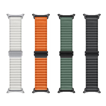 Marine Loop Nylon Watch Band with 3D Curved Film, For Samsung Galaxy Watch Ultra 2025, For Samsung Galaxy Watch Ultra 47mm - DealBuddy