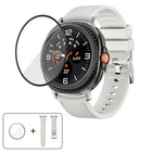 Silicone Leather Skin Watch Band with 3D Curved Film, For Samsung Galaxy Watch8 Classic 46mm, For Samsung Galaxy Watch8 44mm, For Samsung Galaxy Watch8 40mm - DealBuddy