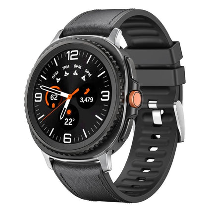 Silicone Leather Skin Watch Band with 3D Curved Film, For Galaxy Watch9 / 8 44mm, For Galaxy Watch9 / 8 40mm, For Galaxy Watch8 Classic 46mm