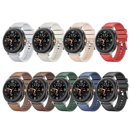 Silicone Leather Skin Watch Band with 3D Curved Film