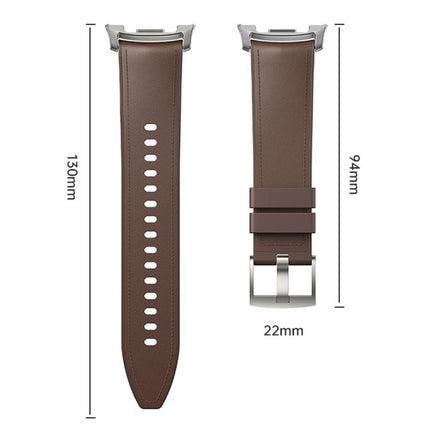 Silicone Leather Skin Watch Band with 3D Curved Film