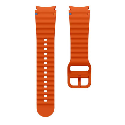 Wave Stitching Silicone Watch Band with 3D Curved Film