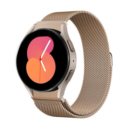 Milanese Magnetic Stainless Steel Watch Band with 3D Curved Film, For Samsung Galaxy Watch4 Classic 46mm, For Samsung Galaxy Watch4 Classic 42mm, For Samsung Galaxy Watch5 Active 40mm, For Samsung Galaxy Watch5 Active 44mm                              ... - DealBuddy