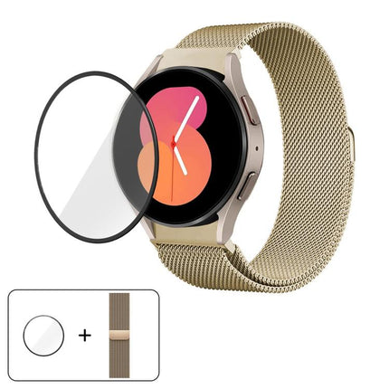 Milanese Magnetic Stainless Steel Watch Band with 3D Curved Film