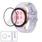 Plain Stitching Silicone Watch Band with 3D Curved Film