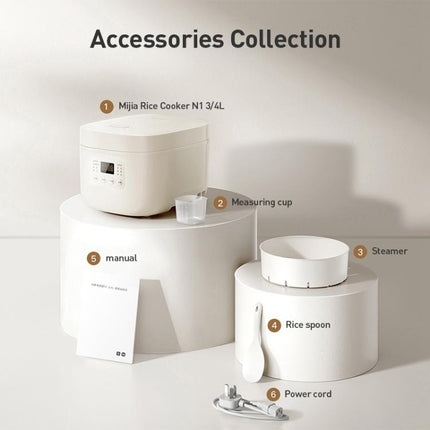 Original Xiaomi Mijia Smart Rice Cooker N1, CN Plug, 3L, 4L - DealBuddy