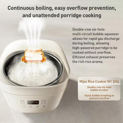 Original Xiaomi Mijia Smart Rice Cooker N1, CN Plug, 3L, 4L - DealBuddy