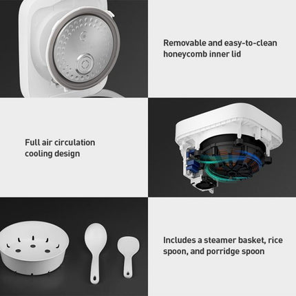 Original Xiaomi Mijia Smart Induction Heating Rice Cooker Micro-pressure version, CN Plug, 3L, 4L - DealBuddy