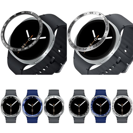 Smart Watch Protective Frame Metal Bezel Ring, Style: E Style, For Samsung Galaxy Watch8 Classic 46mm, For Samsung Galaxy Watch8 44mm, For Samsung Galaxy Watch8 40mm - DealBuddy