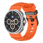 Wild Path Black Buckle Silicone Watch Band, For Samsung Galaxy Watch8 / Watch8 Classic - DealBuddy