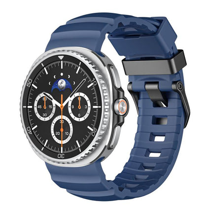 Wild Path Black Buckle Silicone Watch Band, For Samsung Galaxy Watch8 / Watch8 Classic - DealBuddy