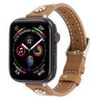 Rivet Camellia Skin Feel Microfiber Leather Watch Band