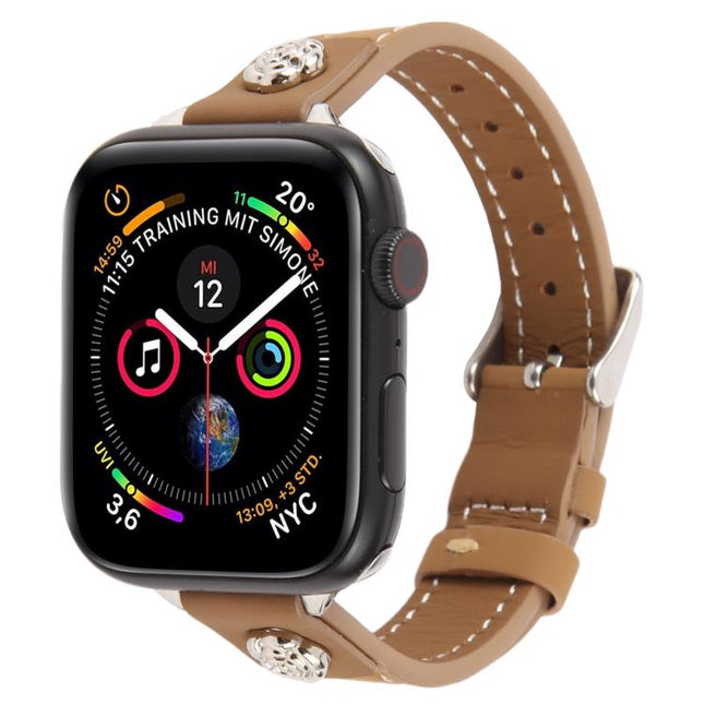 Rivet Camellia Skin Feel Microfiber Leather Watch Band