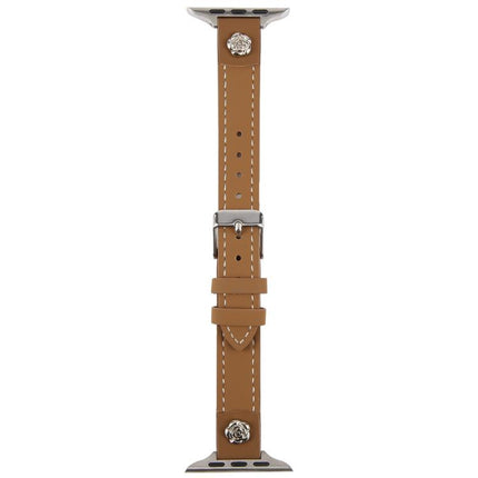 Rivet Camellia Skin Feel Microfiber Leather Watch Band