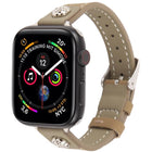 Rivet Camellia Skin Feel Microfiber Leather Watch Band - DealBuddy