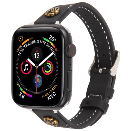 Rivet Camellia Skin Feel Microfiber Leather Watch Band