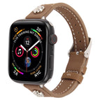 For Apple Watch 42mm / 41mm / 40mm / 38mm / Dark Brown