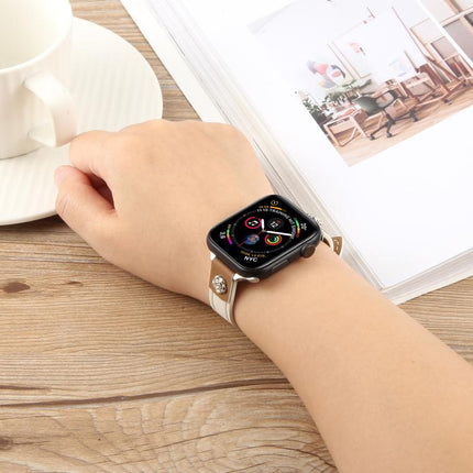 Rivet Camellia Skin Feel Microfiber Leather Watch Band