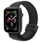 Twill Two Color Elastic Nylon Magnetic Buckle Watch Band