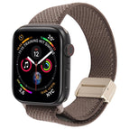 For Apple Watch 46mm / 49mm / 45mm / 44mm / Dark Brown Light Brown