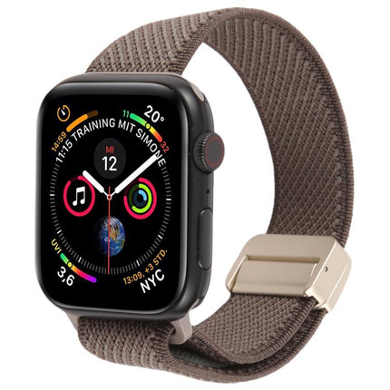 Twill Two Color Elastic Nylon Magnetic Buckle Watch Band, For Apple Watch 46mm / 49mm / 45mm / 44mm, For Apple Watch 42mm / 41mm / 40mm / 38mm - DealBuddy