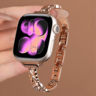 xDfind Thin Bracelet Diamond Metal Stainless Steel Watch Band - DealBuddy