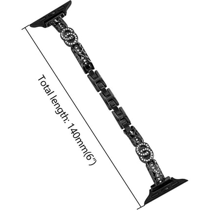 xDfind Thin Bracelet Diamond Metal Stainless Steel Watch Band - DealBuddy