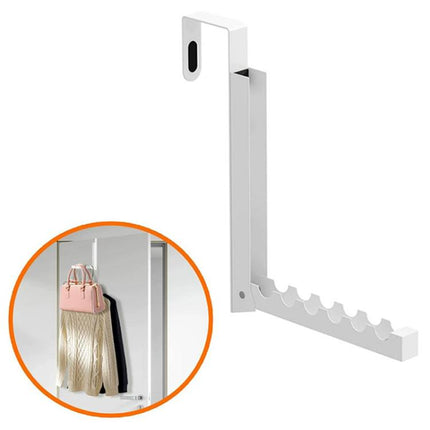 2pcs / Pack Heavy Duty Door Mounted Clothes Hanger Foldable Hook