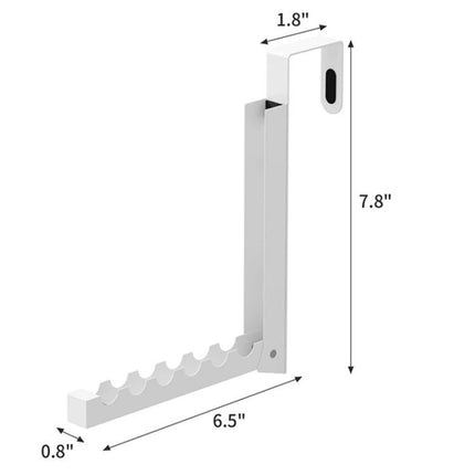 2pcs / Pack Heavy Duty Door Mounted Clothes Hanger Foldable Hook