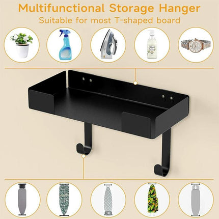 Heavy Duty Ironing Board Wall Mounted Bracket Multifunctional Storage Stand