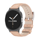 MIJOBS Genuine Leather Cowhide Watch Band