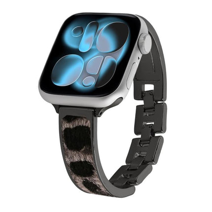 Leopard Print Bracelet Alloy Watch Band