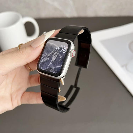 Single Bead Quick Release Stainless Steel Watch Band, For Apple Watch 46mm / 49mm / 45mm / 44mm, For Apple Watch 42mm / 41mm / 40mm / 38mm - DealBuddy