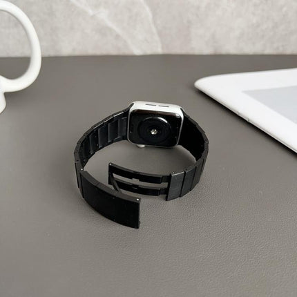 Single Bead Quick Release Stainless Steel Watch Band, For Apple Watch 46mm / 49mm / 45mm / 44mm, For Apple Watch 42mm / 41mm / 40mm / 38mm - DealBuddy