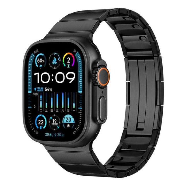 Single Bead Quick Release Stainless Steel Watch Band, For Apple Watch 46mm / 49mm / 45mm / 44mm, For Apple Watch 42mm / 41mm / 40mm / 38mm - DealBuddy