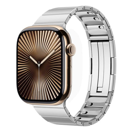 Single Bead Quick Release Stainless Steel Watch Band, For Apple Watch 46mm / 49mm / 45mm / 44mm, For Apple Watch 42mm / 41mm / 40mm / 38mm - DealBuddy