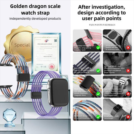 Breathable Nylon Fish Line Watch Band