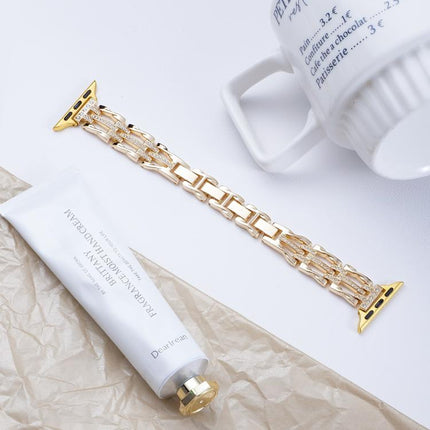 xDfind Flowing Swirls Diamond Metal Watch Band