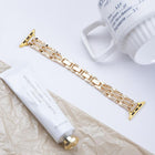 xDfind Flowing Swirls Diamond Metal Watch Band